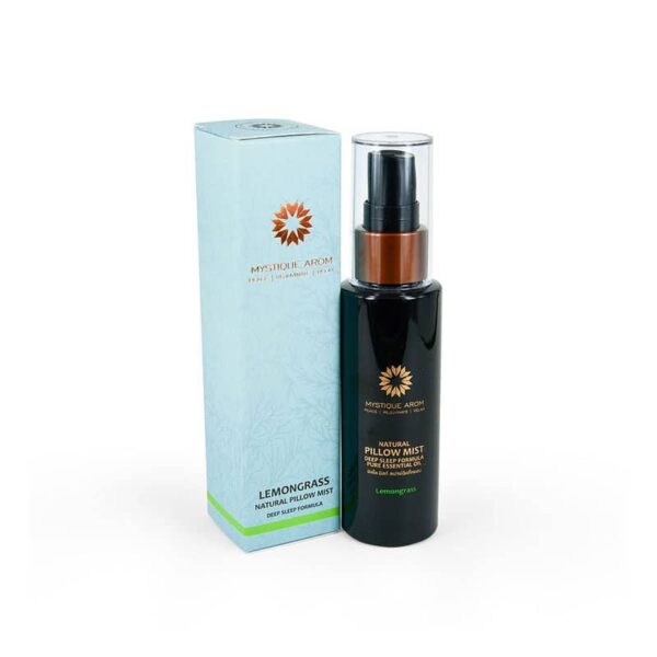 Natural Pillow Mist Sleep Spray 60ml by Mystique Arom Lemongrass
